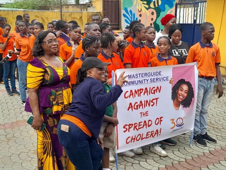 Cholera Outbreak: Masterguide Schools Take Awareness Campaign To Lagos Streets