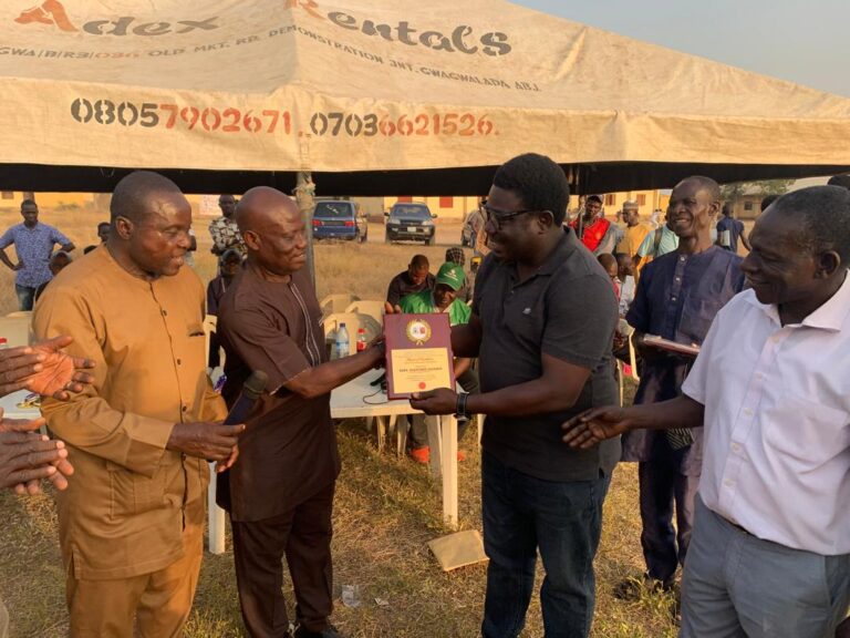 FCT SWAN Honors Barrister Babatunde Akintade for Grassroots Football Development