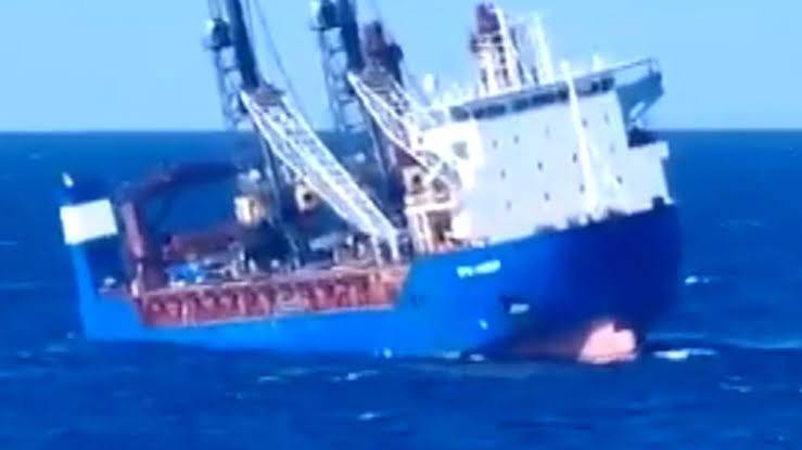 Russian Cargo Ship Sinks After Exploding In Mediterranean Sea —- Foreign Ministry