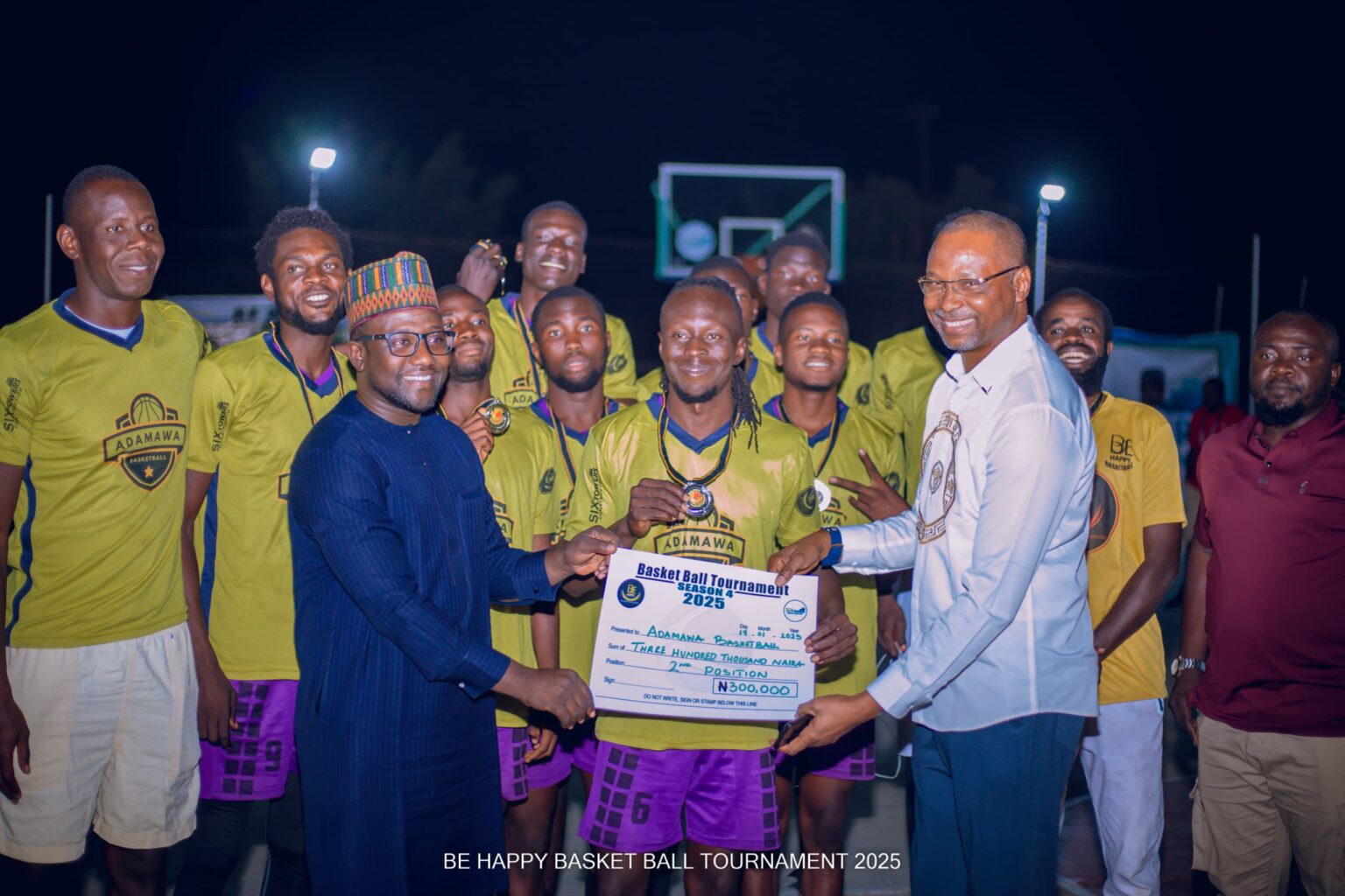 Bauchi FA Chairman Patrick Pascal Honoured At Be Happy Basketball Tournament
