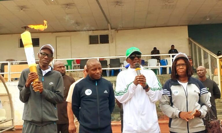 Niger Delta Sports Festival Flame Ignited in Bayelsa As Torch Tour Commences