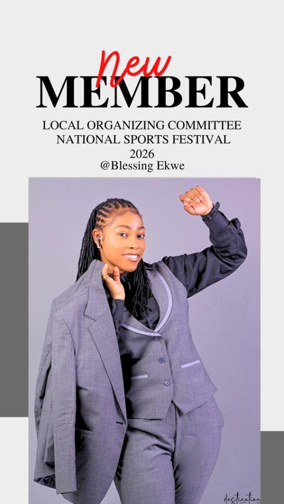 LOC For 2026 Enugu Sports Festival Gets Boost with Blessing Chisalam’s Appointment