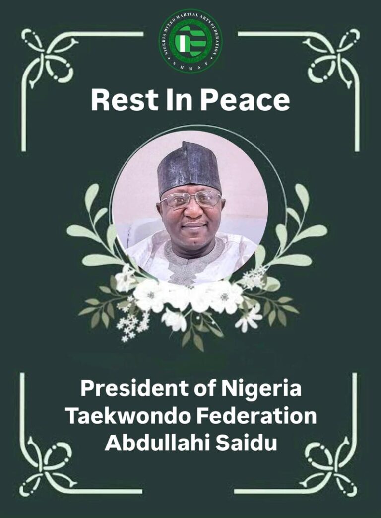 NSC DG Bukola Olopade Mourns the Loss of Nigeria Taekwondo Federation President Abdullahi Saidu
