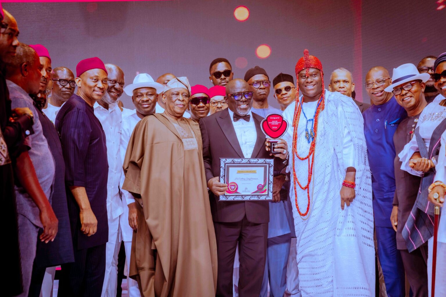 Oborevwori Bags Vanguard’s Governor of the Year Award for Impactful Leadership