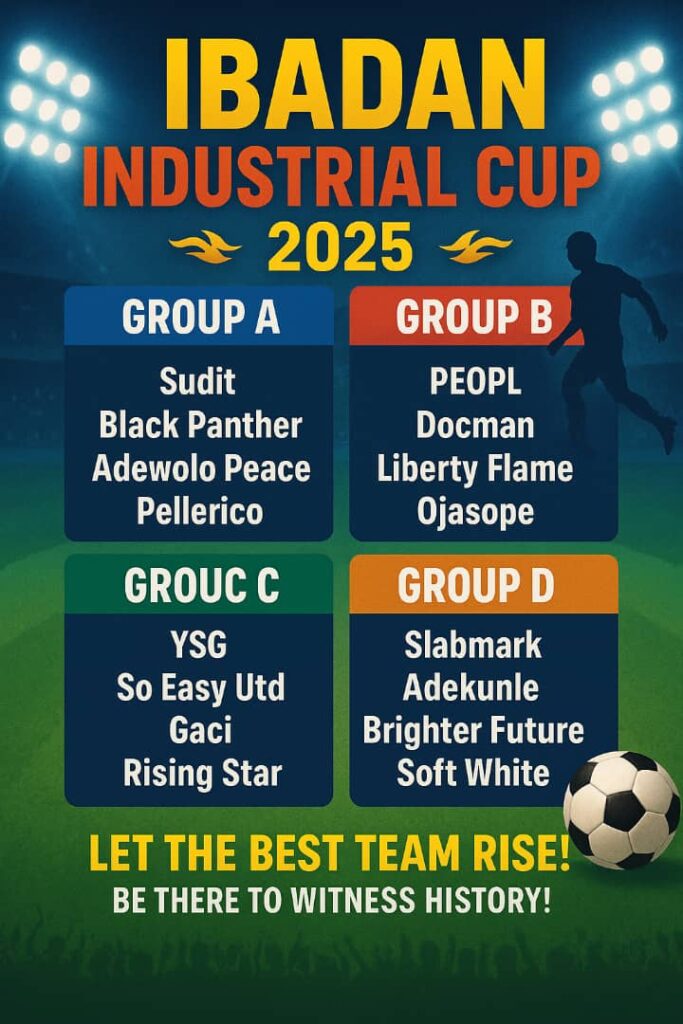 Ibadan Industrial Soccer Tourney Gains More Recognition Among Companies