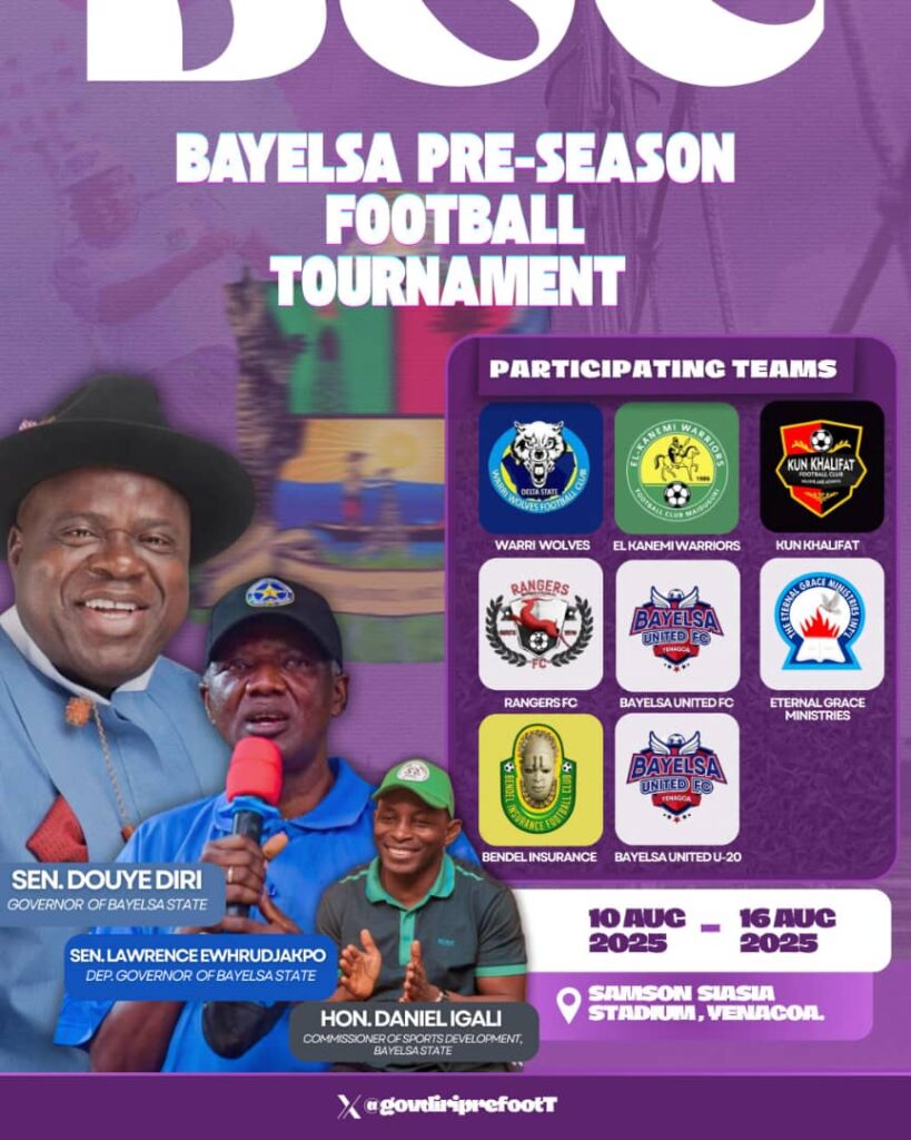 Bayelsa Pre-season Football Tourney Gets Underway in Yenagoa