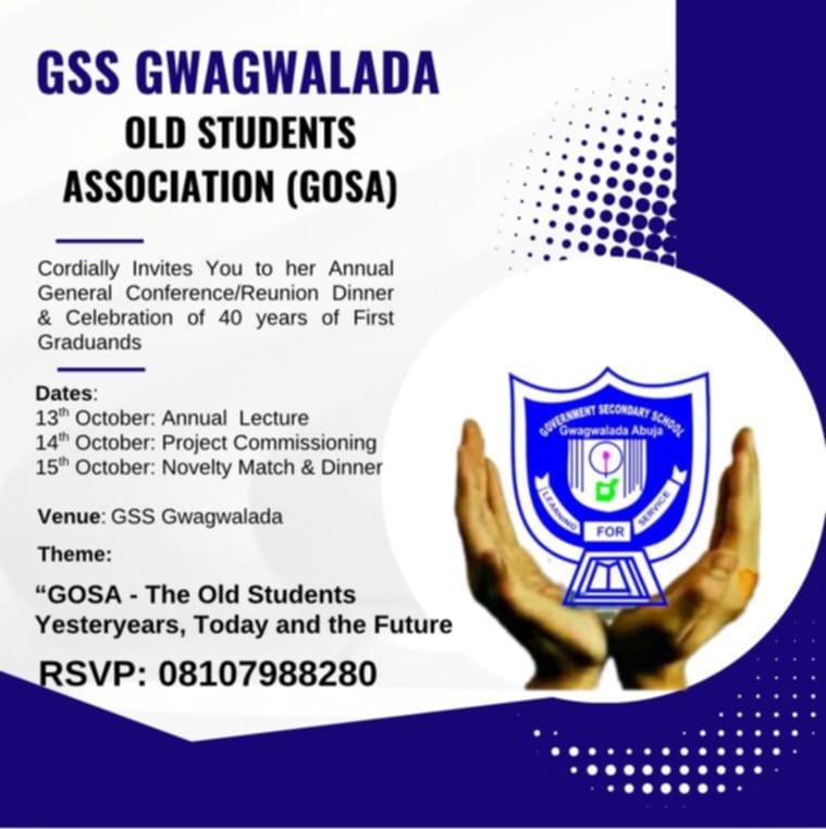 Activities for GSS Gwagwalada Old Students (GOSA) General Assembly, Now In Full Swing
