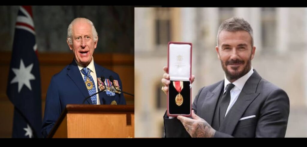 David Beckham Honored with Knighthood by King Charles for Services to Sport and Charity