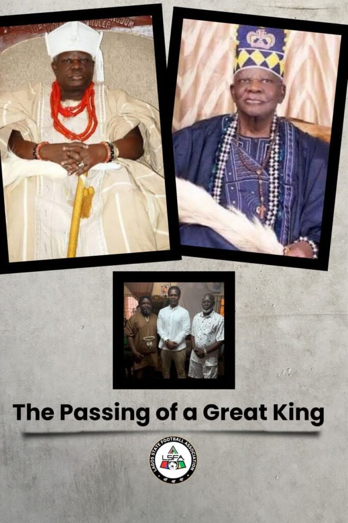 Lagos State Football Association Honours De Wheno Aholu Menu Toyi I, Akran of Badagry: A Royal Tribute